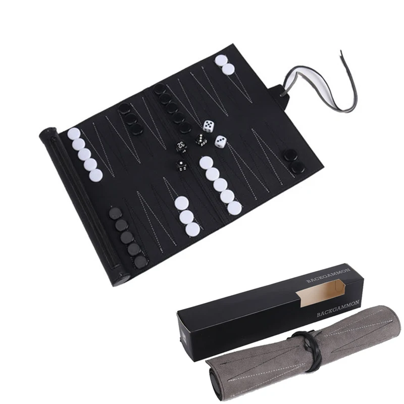 Oprollen Backgammon Sets Draag - Board Game Zenith recensie en prijs