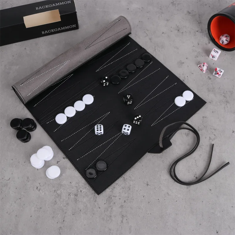 Oprollen Backgammon Sets Draag - Board Game Zenith recensie en prijs