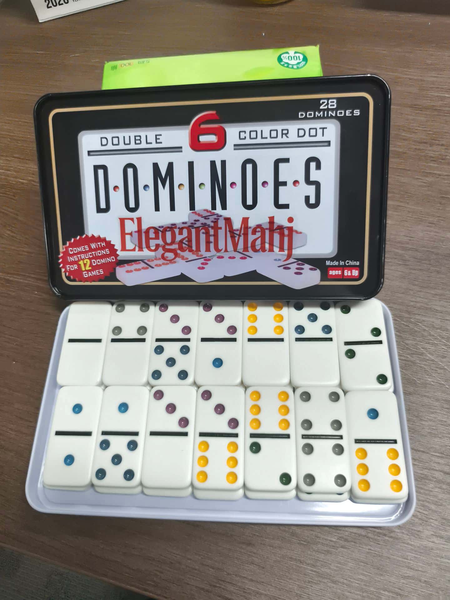 ElegantMahj Dubbele Zes Domino - Board Game Family recensie en prijs