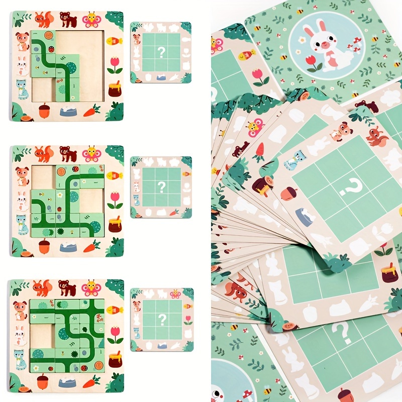 Houten zoekroutepuzzel Logisch - Board Game Qwirkle recensie en prijs